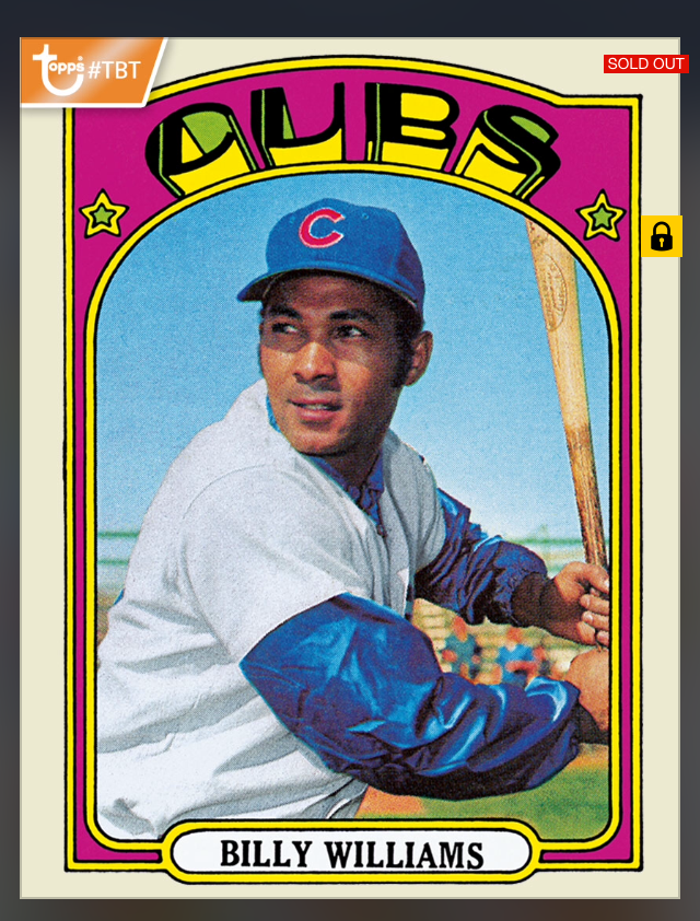Billy Williams Topps #TBT
